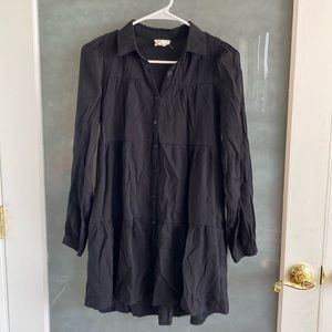 Ladies, extra small, black knee length dress